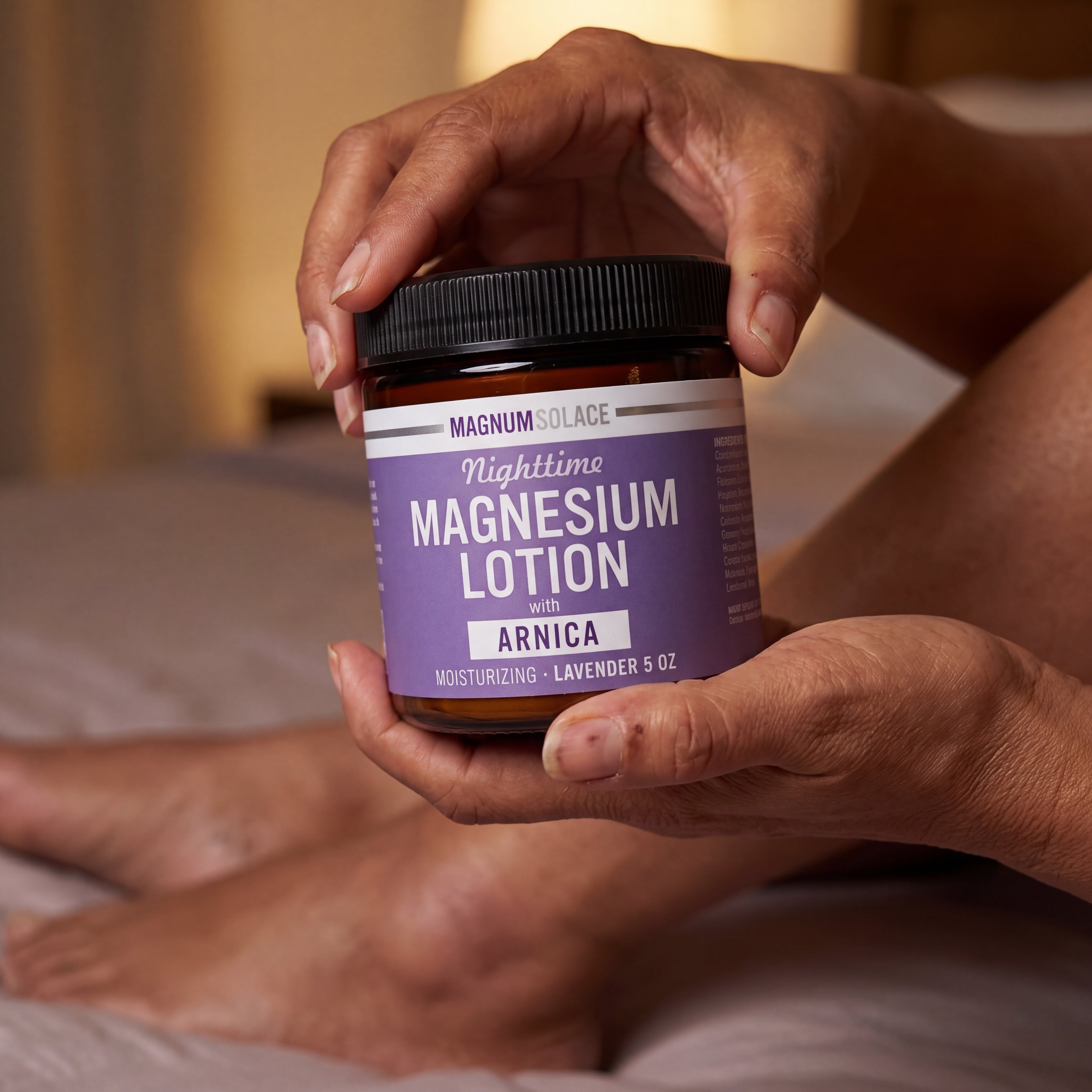 Crema De Magnesio Con Arnica - Magnum Solace™ + Guia De Ejercicios 🎁