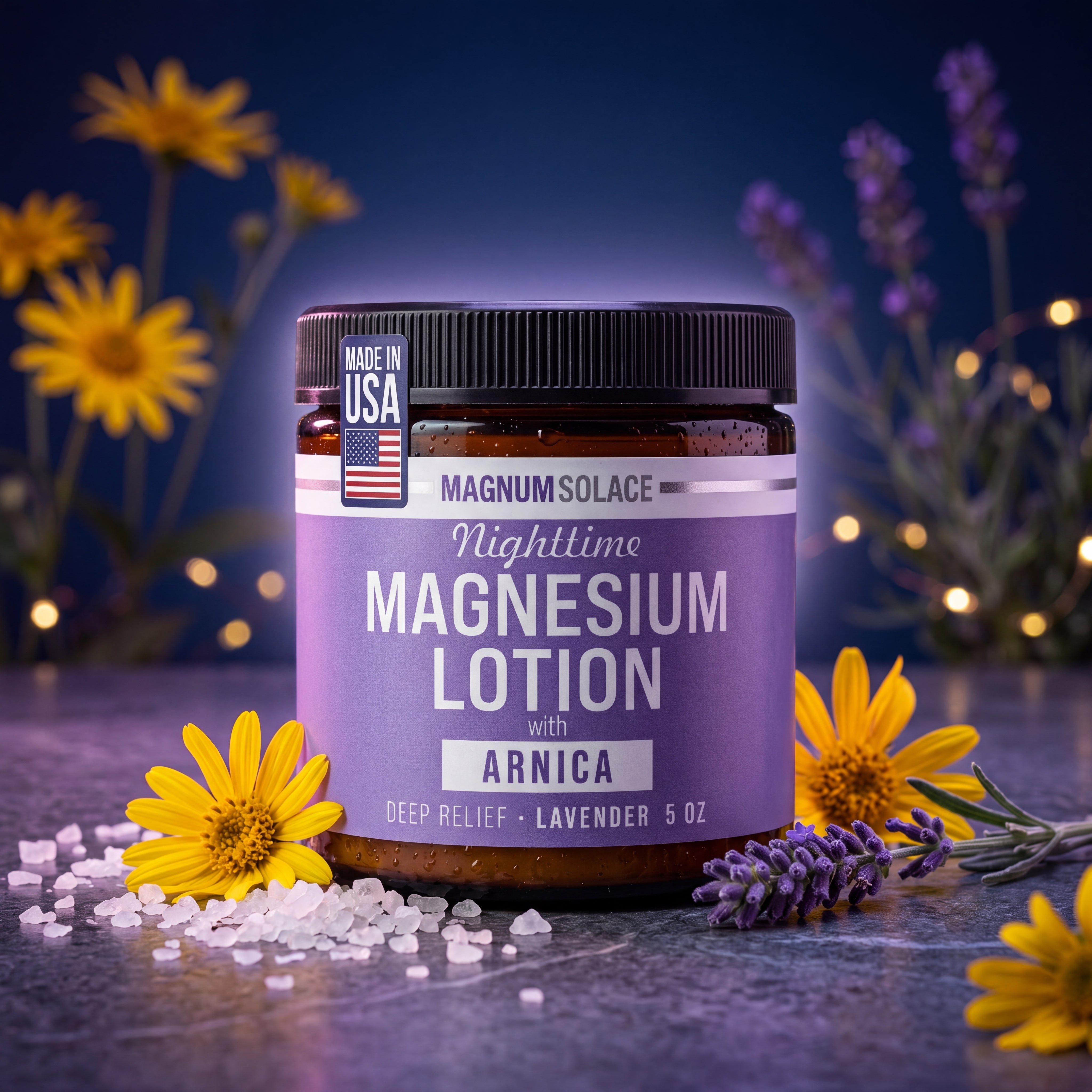 Crema De Magnesio Con Arnica - Magnum Solace™ + Guia De Ejercicios 🎁