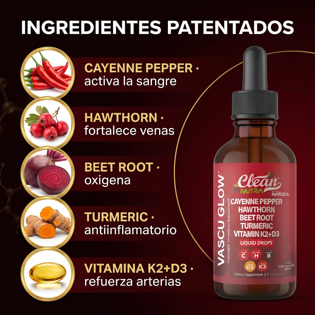 Vascu Glow | Clean Nutra | Certificado